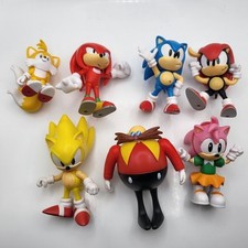 Sega Jakks Sonic The Hedgehog Figures X 7 Dr Eggman Super Sonic Amy Etc