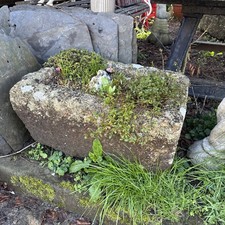 Garden  Granite Trough Antique