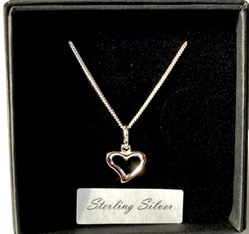 Sterling silver 925 - silver, heart