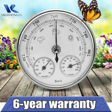 Analog Barometer Thermometer Hygrometer Weather Station for Indoor Outdoor PMMA