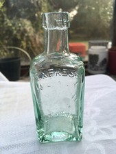 Small Express Whisky C Wright & Son Wirksworth London & Leith glass bottle c1890