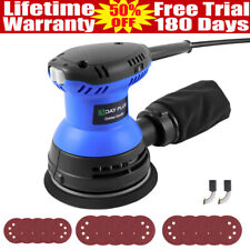 2800W ELECTRIC RANDOM ORBITAL SANDER 6 SPEEDS ROTARY PALM CIRCULAR DISC 125mm UK