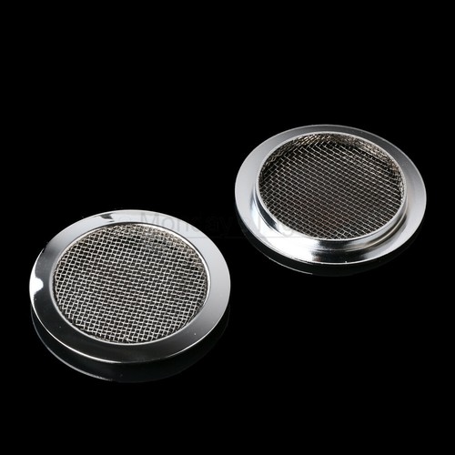 2psc chrome plated screened - chrome,