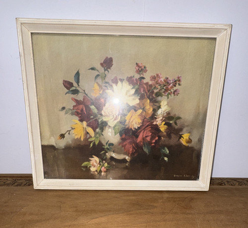 Vernon ward framed floral - framed,