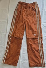 Vintage Nike Texas Longhorns Orange Shell Suit Bottoms Size Medium (12/14)