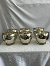 Set gold mercury glass - of,