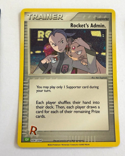 Pokémon tcg rocket admin - tcg, rocket's