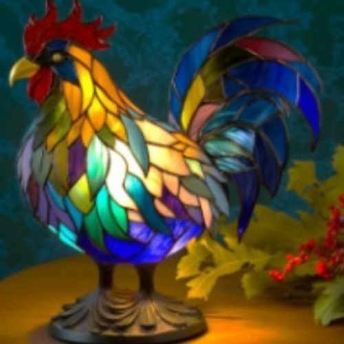 Magical stained glass animal - ,