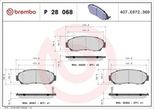 Brake pad set disc - pad,