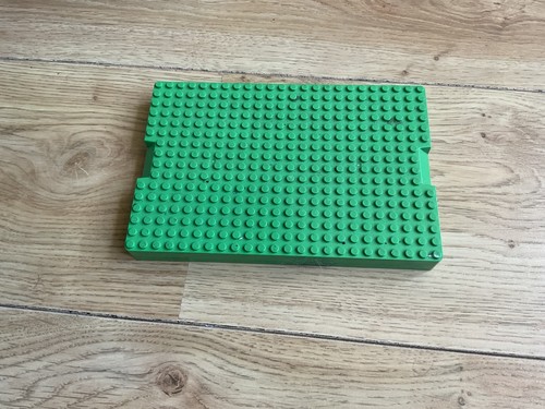 Lego green thick - lego, plate