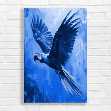 Vibrant Blue Macaw Tropical