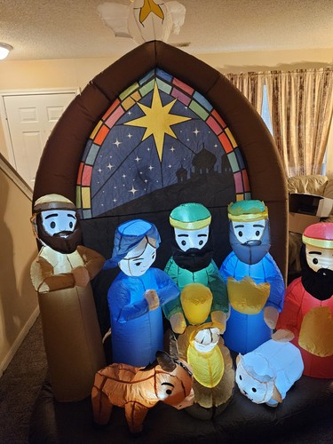 8ft led lit - 8ft, christmas