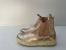 H&M  GIRLS GOLD PATENT LEATHER
