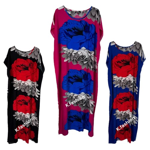 New women cotton kaftan maxi - new,