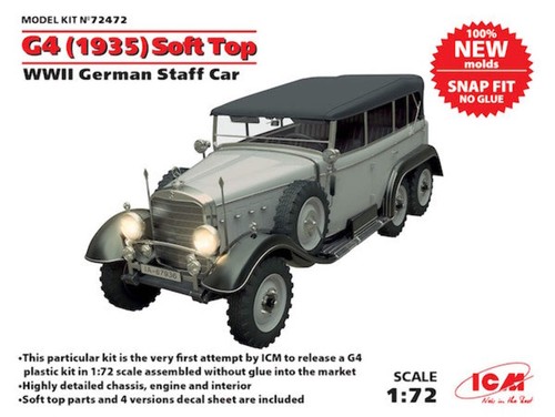Icm 72472 mercedes - 72472, 1:72