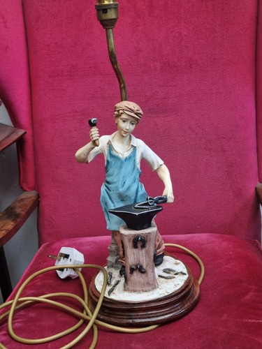 Vintage capodimonte table - vintage,