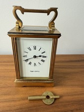Gorgeous Vintage "Mappin & Webb" 8 day Brass Carriage Clock  with Key. 