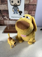 Disney Up Soft Plush Toy Dug The Dog And Talking Plastic Figure