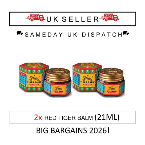 Tiger balm red ointment 21ml - tiger,