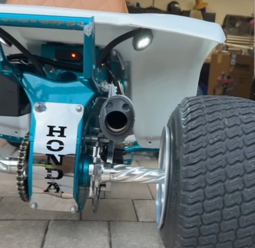 Honda atc70 back frame - back, plate