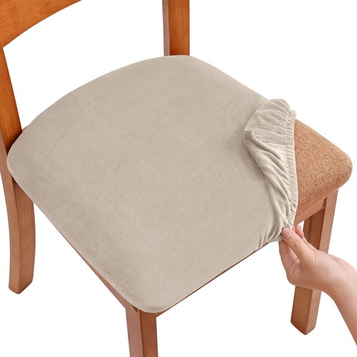 Velvet seat covers for dining - velvet,
