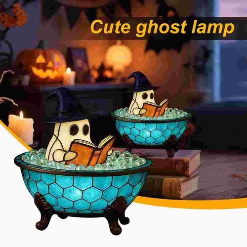 Ghost bathtub bubble - ghost, lamp