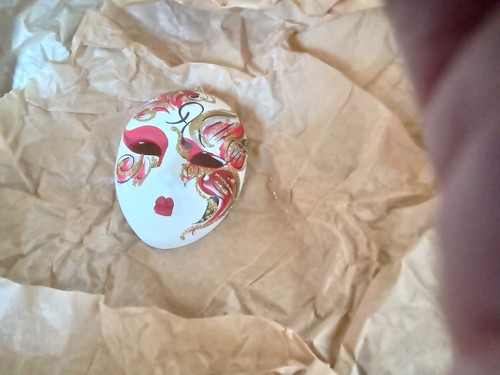 Venetian small face mask 9cm - face,
