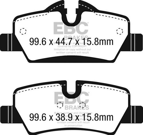 Ebc ultimax rear brake pads - ebc,