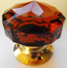 Amber mortice doorknob large