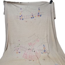 Vintage Embroidered Fabric