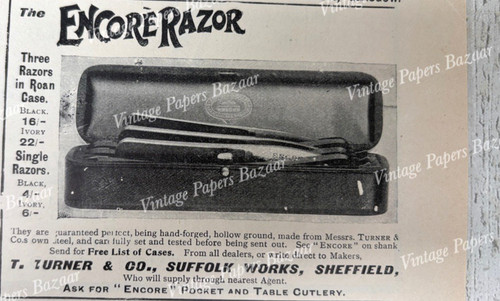 Encore razor turner co - t,