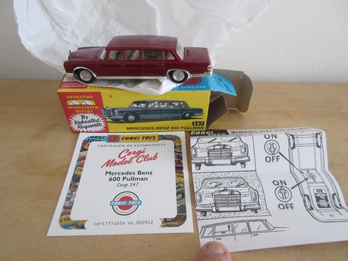 Corgi toys 247 mercedes benz - toys, mercedes-benz