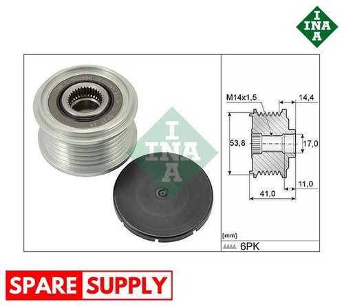 Alternator freewheel clutch - alternator,