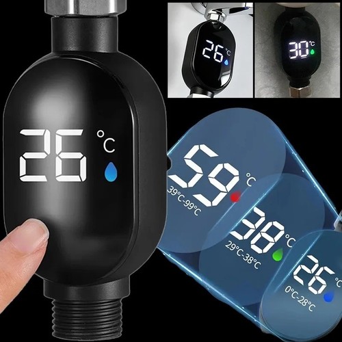 Led shower thermometer digital - shower,