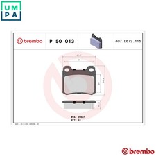 BRAKE PAD SET DISC BRAKE P 50