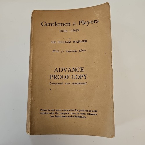 Rare vintage cricket - vintage, book