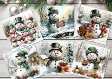 6 Holly Jolly Snowmen