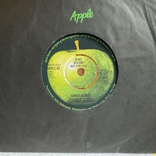 THE BEATLES / ELEPHANTS MEMORY ‘POWER BOOGIE’ APPLE 45 RARE DEMONSTRATION COPY
