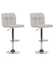 Set of 2 Adjustable Bar Stools