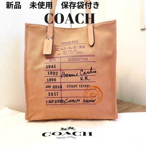 Below half coach canvas - coach, tote