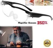 350% Magnifier Glasses With Led Light Magnifying Glasses Loupes Reading Sewing
