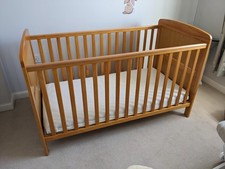 Cotbed/Toddler bed with Mattress, Tara, John Lewis, Brown, VGC