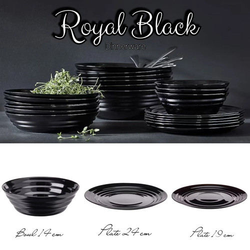 Ikea black dinnerware bowl - dinnerware,