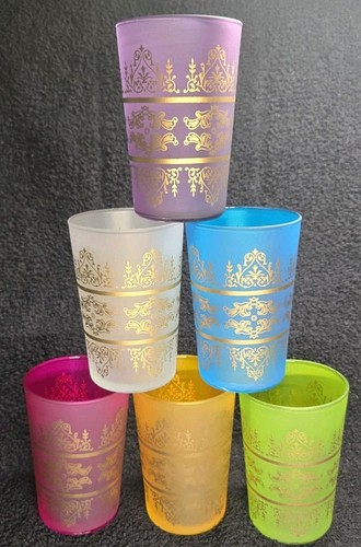 Moroccan style tea glasses set - style,