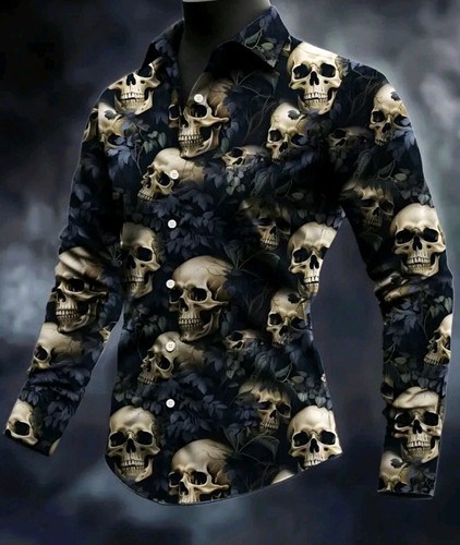 Men gothic skull - men's, graphic