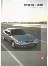 CITROEN CATALOGUE - CITROEN XANTIA SEDANS & BREAKS - JANUARY 1998