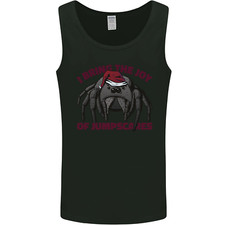 Christmas Tarantula Funny Xmas Spider Mens Vest Tank Top