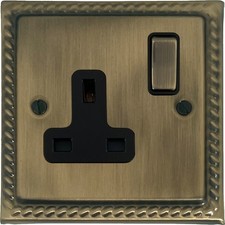 Georgian Light Antique Brass