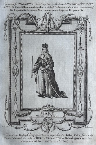 1785 mary queen scots - mary, of