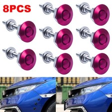 8pcs Pink Push Button Hood